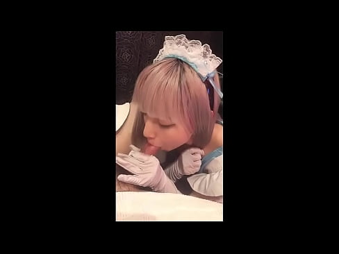 ❤️ יפני איידול [מאיוקה], תחפושת עוזרת צרפתית, חלק 1, מציצה וטלטלה עם קרם ❤ פורנו אצלנו ❌️❤